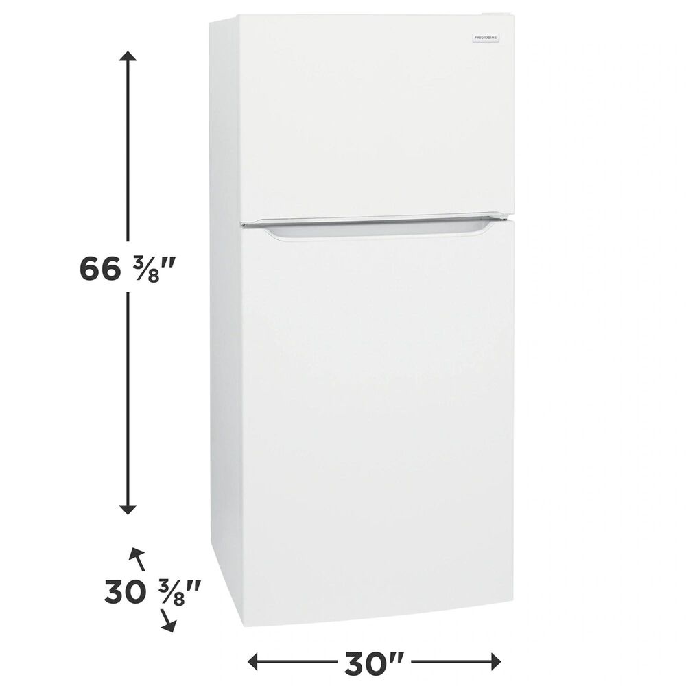Frigidaire 18.3 Cu. Ft. Top Freezer Refrigerator with EvenTemp Cooling in White, , large