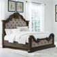 Ashley Maylee King Upholstered Bed in Dark Brown, , large