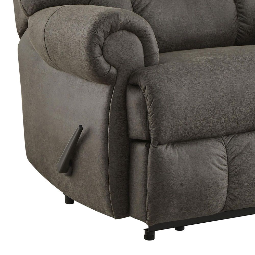 Ashley Camera Time Zero Manual Wall Recliner in Gunmetal, , large