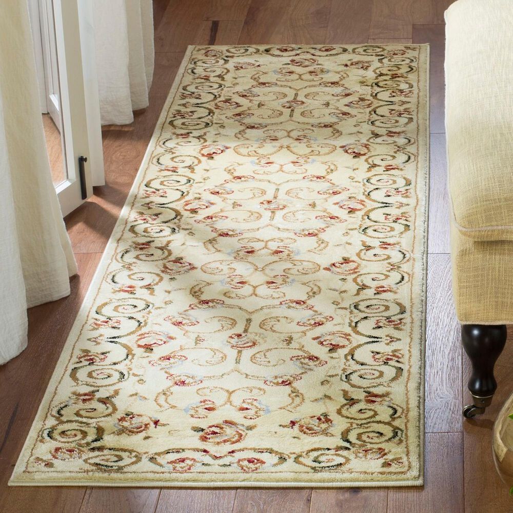 Safavieh Lyndhurst  2&#39;3&quot; x 12&#39; Ivory and Beige Runner, , large