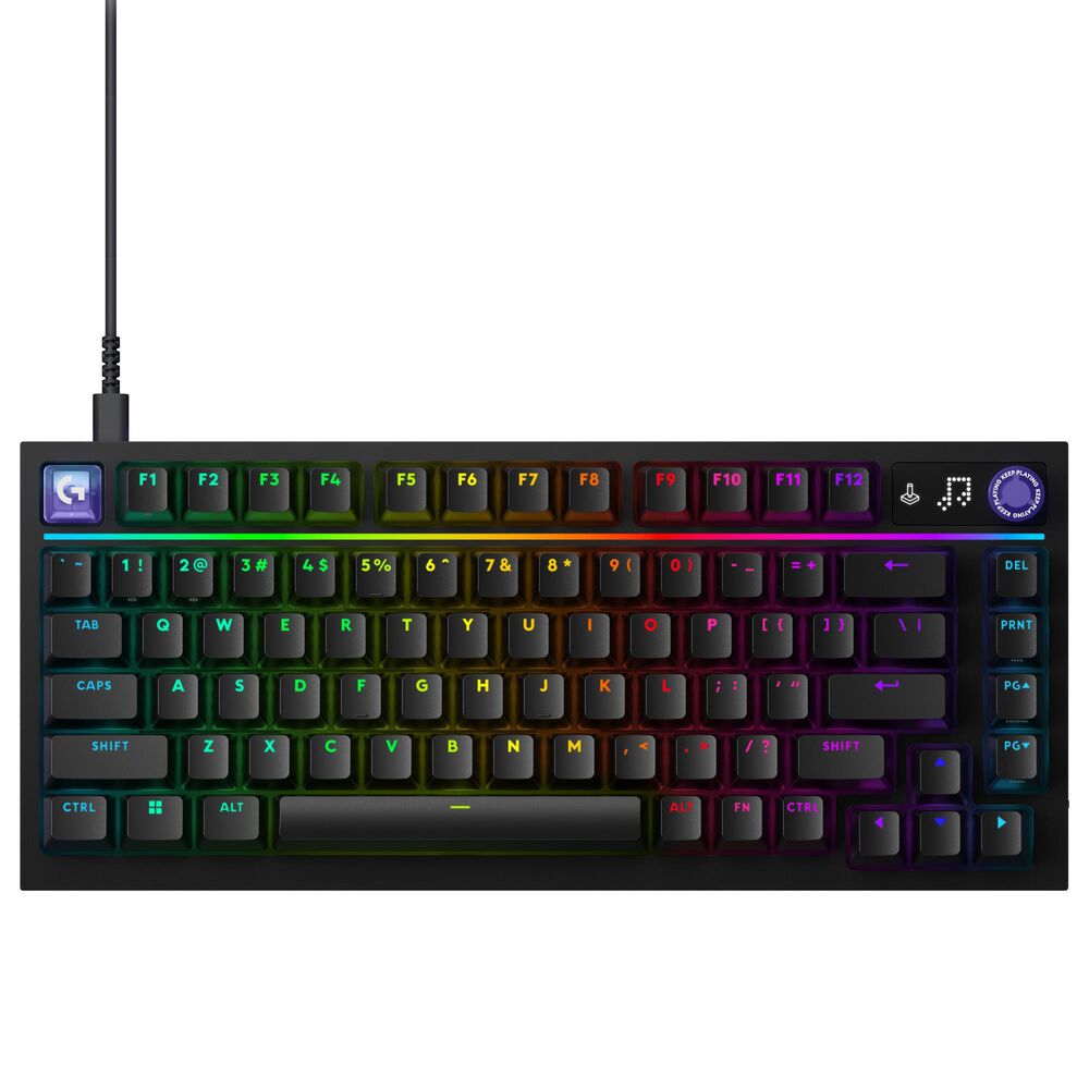 Logitech G316 X 75 Mechanical Tactile Gaming Keyboard in Black, , large