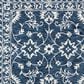 Safavieh Micro-Loop 5" Round Navy and Taupe Area Rug, , large