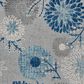 Safavieh Cabana CBN832F Grey and Blue Indoor/Outdoor 5"3" x 7"6" Area Rug, , large