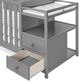 Oxford Baby Pearson Crib and Changer in Dove Gray, , large