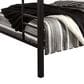 Ashley Dinsmore Twin over Twin Bunk Bed with Ladder in Black/Gray, , large