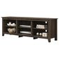 HOMLUX 70" TV Stand with Open Shelves and Adjustable Storage in Dark Brown, , large