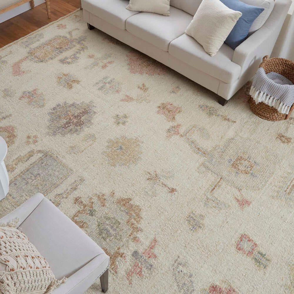 Feizy Grafton 3&#39;6&quot; x 5&#39;6&quot; Ivory and Multicolor Area Rug, , large
