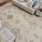 Feizy Grafton 3"6" x 5"6" Ivory and Multicolor Area Rug, , large