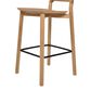 Jennifer Taylor Home Sven 26.5" Counter Stool in Natural Blonde and Black, , large