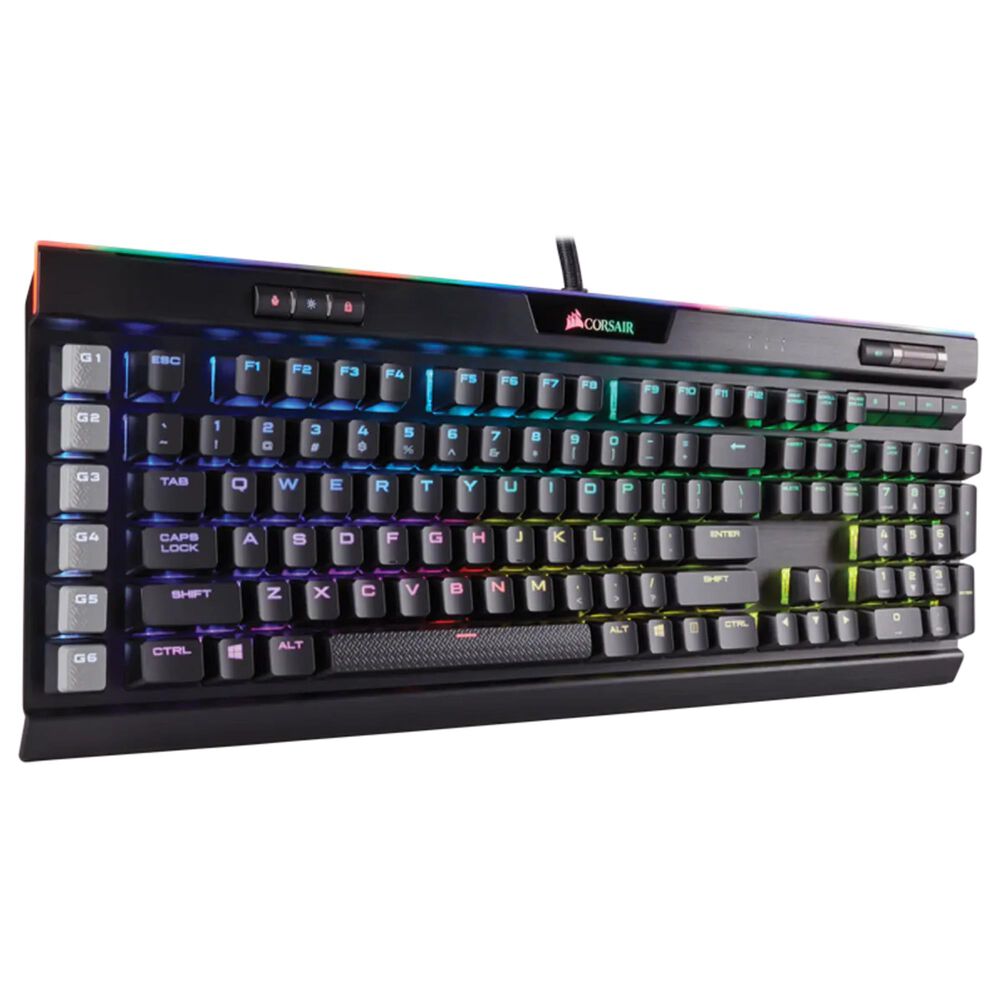Corsair K95 Platinum Mechanical Gaming Keyboard - Cherry MX Brown in Black | Nebraska Furniture Mart