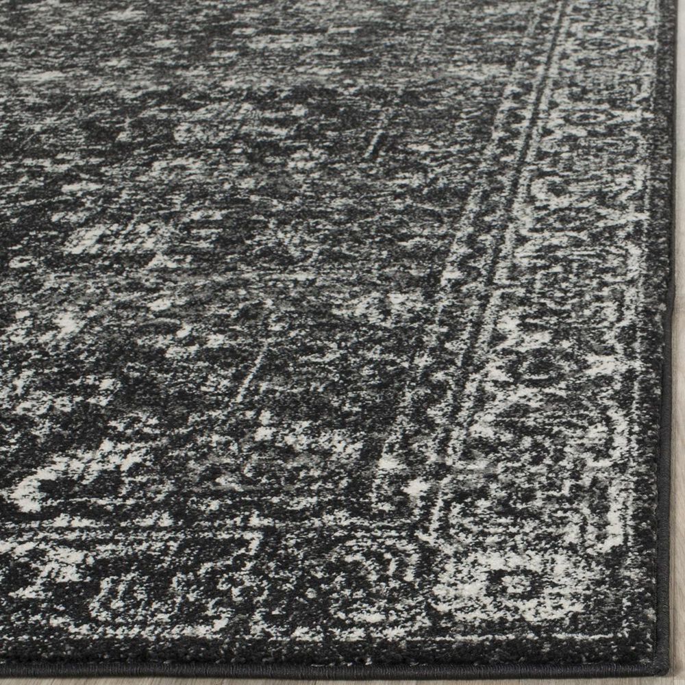 Safavieh Evoke EVK270K-3 3&#39; x 5&#39; Charcoal/Ivory Area Rug, , large