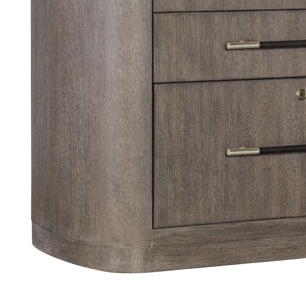 Hooker Furniture Modern Mood Lateral File in Earthy Brown and Pewter, , large