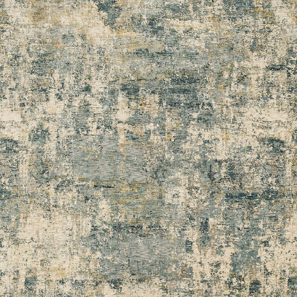 Karastan Marash 2&#39;7&quot; x 7&#39;3&quot; Grey, Silver, Blue and Beige Runner, , large