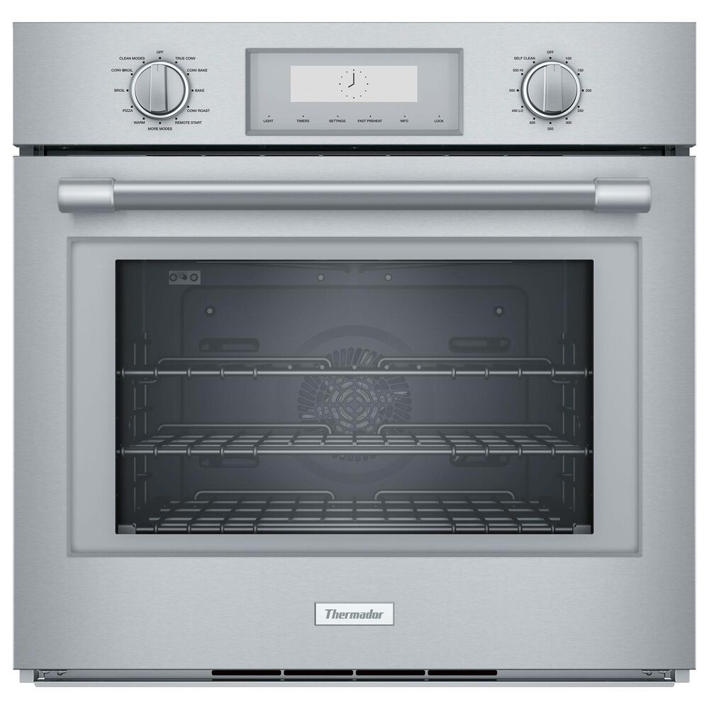 Thermador 30" Professional Single Built-In SoftClose Door Electric Oven with Convection in Stainless Steel, , large