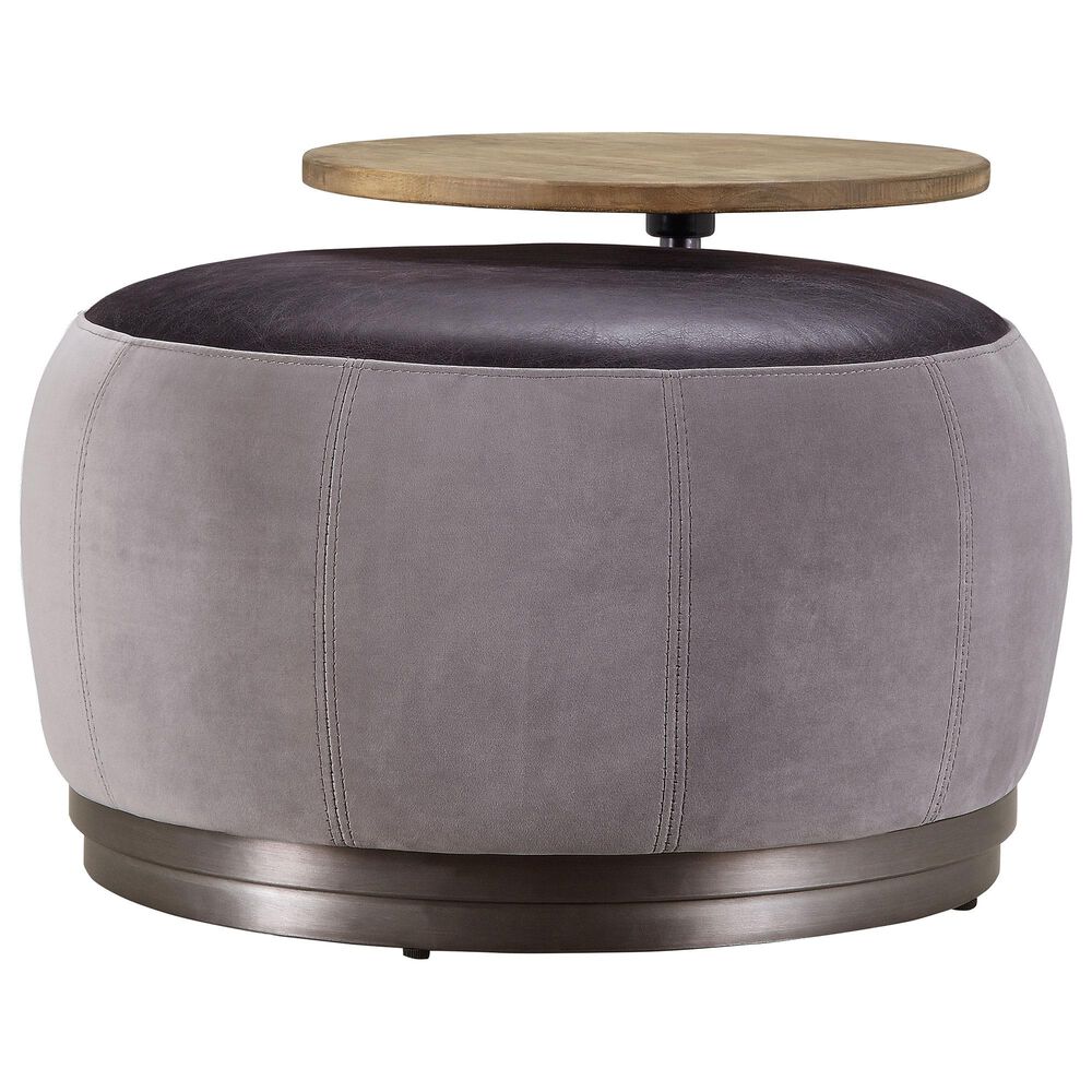 Gunnison Co. Decapre Ottoman in Grey, , large