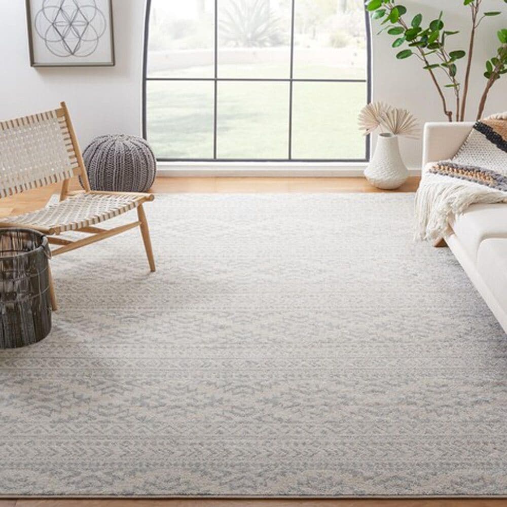 Safavieh Tulum  9&#39; x 12&#39;  Light Grey Area Rug, , large