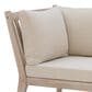 Linon Home Decor Teagon Patio Corner Chair in Beige, , large