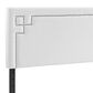 Modway Josie Upholstered Queen Headboard in White, , large