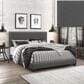 Richlands Furniture Willow Queen Upholstered Panel Bed in Gray Fog and Espresso, , large