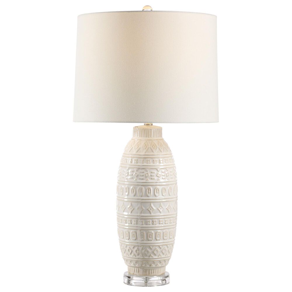 Renwil Sereno Table Lamp in White and Clear, , large