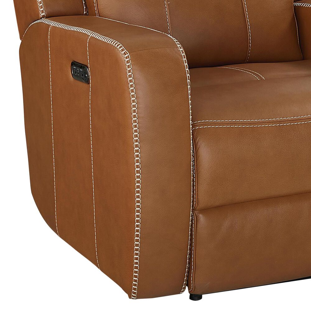 Bassett Norwood Power Recliner in Tan, , large