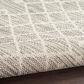 Nourison Positano Southwestern Light Grey 5" x 7" Indoor/Outdoor Area Rug, , large