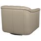 Hydeline Mingle Leather Swivel Chair in Vanilla, , large