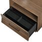 BDI Kava Queen Platform Bed and Two Nightstands in Natural Walnut, , large