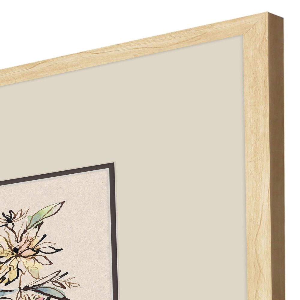 Paragon 18" x 20" Floral Sketch Wall Art in Blue (Set of 4), , large