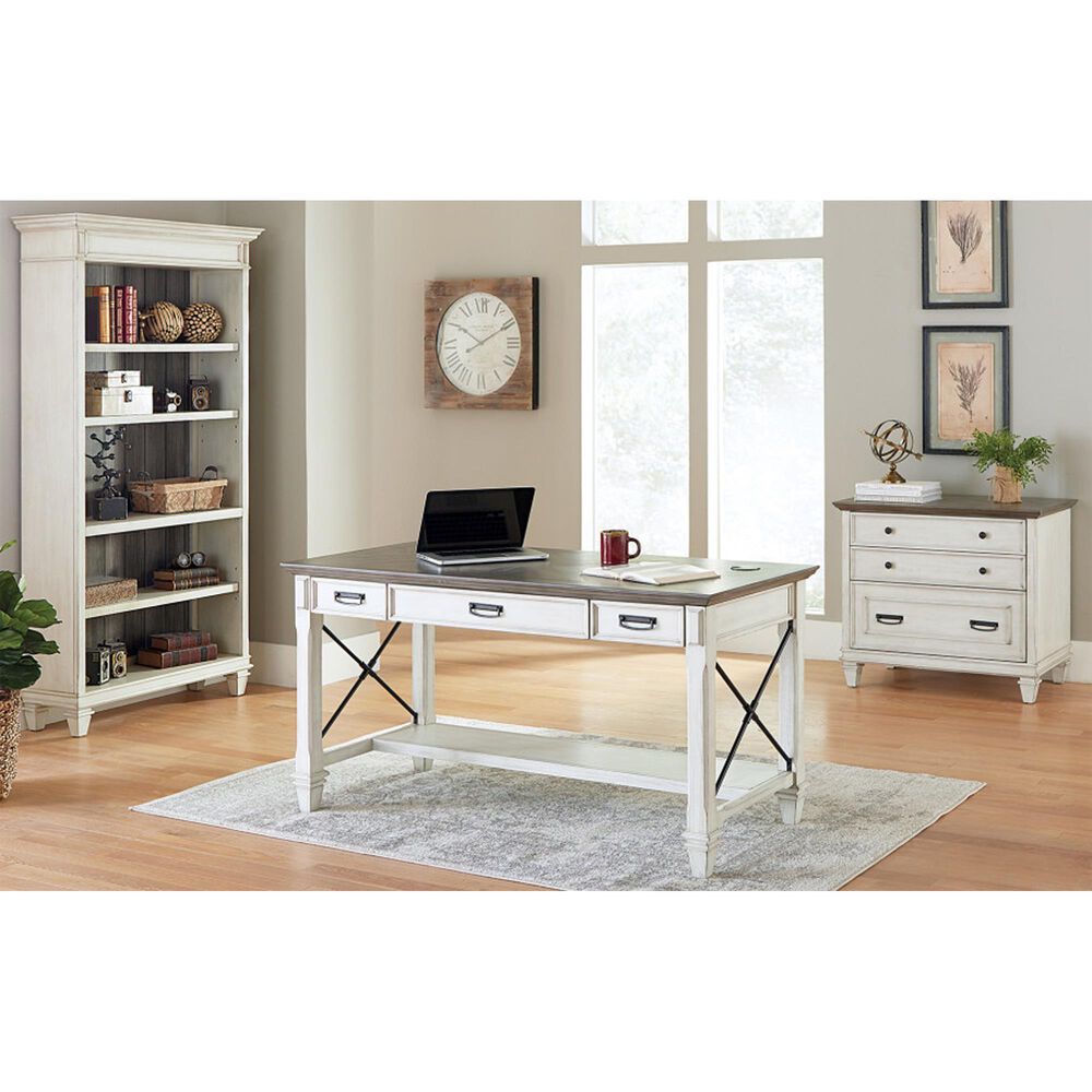 Wycliff Bay Hartford Writing Desk in White, , large