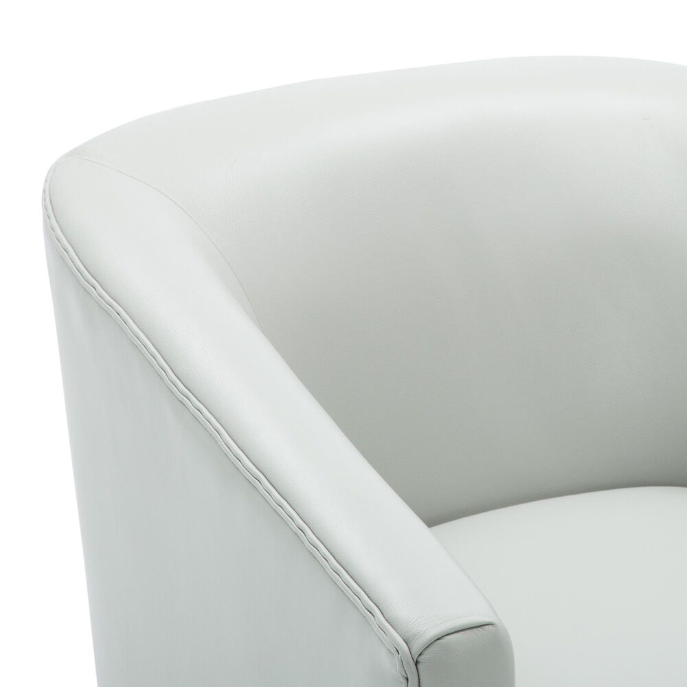 Hearth and Haven Garland Swivel Chair in Dove Grey, , large