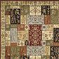 Safavieh Lyndhurst 6" Square Multicolor and Ivory Runner, , large