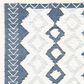 Safavieh Natura NAT679A 3" x 5" Ivory and Blue Area Rug, , large