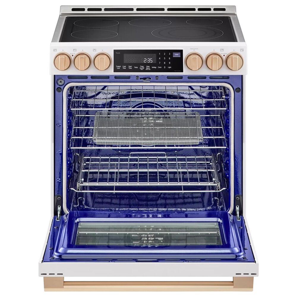 LG Studio 30&quot; Smart Slide-in Electric Range with  Air Fry and Convection in Essence White, , large