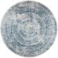 Dalyn Rug Company Sedona Oriental 6" Round Indigo Indoor/Outdoor Area Performance Rug, , large