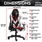 Rta Products Llc ProGamer2 Gaming Chair in White and Black, , large