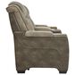 Ashley Next-Gen DuraPella Power Reclining Loveseat with Console in Sand, , large