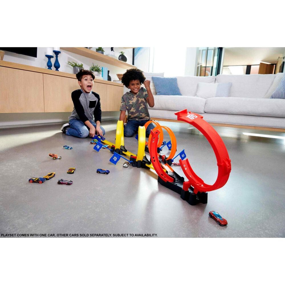 Hot Wheels Multi-Loop Race Off Playset in Multicolor, , large