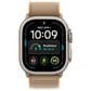 Apple Watch Ultra 4 (GPS + Cellular) 49mm Natural Titanium Case with Sand Trail Loop - M/L and 2-Year AppleCare+, , large
