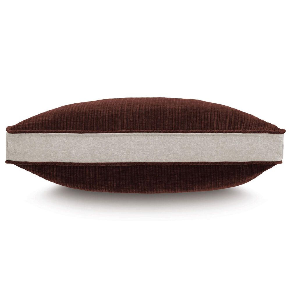 Eastern Accents Rufus 27&quot; Square Euro Sham in Zeta Copper and Hamish Almond, , large