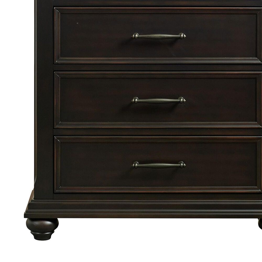 Mayberry Hill Slater 6-Drawer Chest in Black, , large
