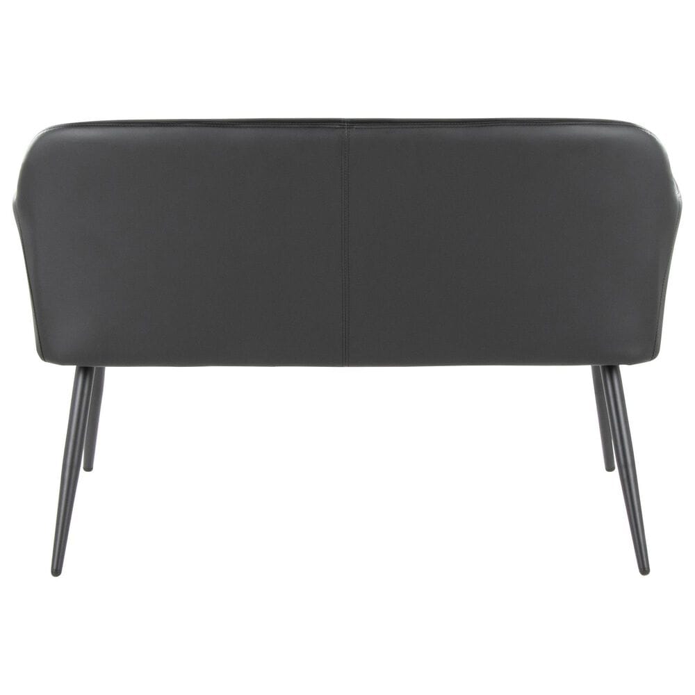 Lumisource Daniella Upholstered Bench in Black, , large