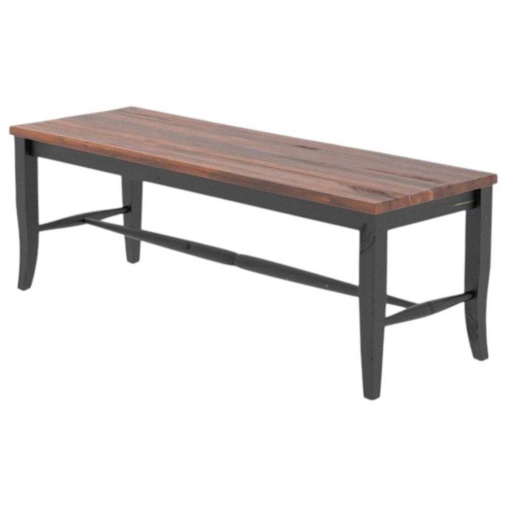 Canadel Champlain Bench in Black/Spice Washed, , large