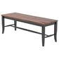 Canadel Champlain Bench in Black/Spice Washed, , large