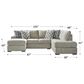 Ashley Calnita 2 Piece Sectional in Tan Sisal, , large