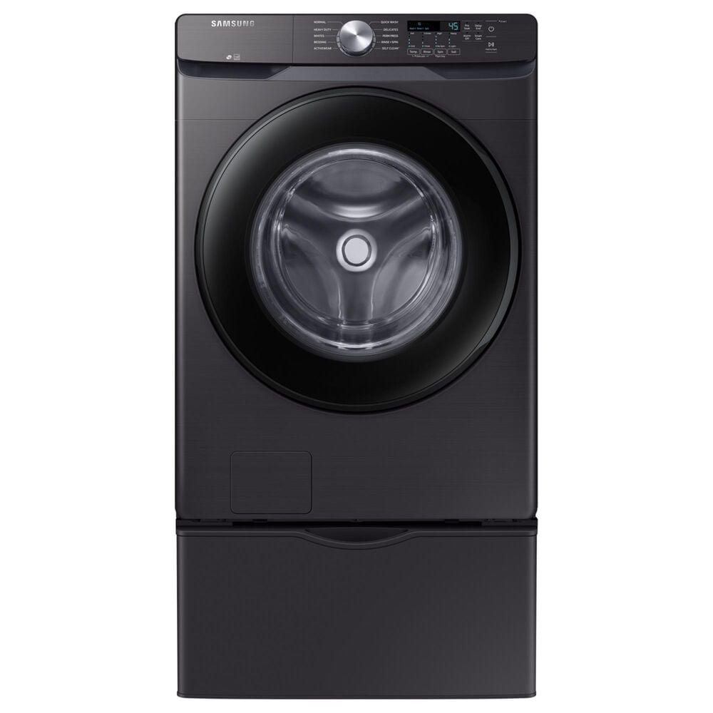 Samsung 4.5 Cu. Ft. Front Load Washer and 7.5 Cu. Ft. Electric Dryer Laundry Pair in Black, , large