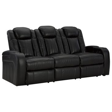 Ashley Caveman Den 2-Piece Power Reclining Living Room Set in Midnight, , large