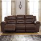 Ashley Stoneland Power Reclining Sofa in Chocolate, , large