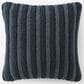 Sunday Citizen Snug Piped 20" Square Throw Pillow in Midnight and Dew, , large