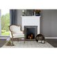 Baxton Studio Charlemagne Accent Chair in Off-White, , large